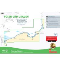 Seekarten Nordsee und Ostsee Sportbootkarten Satz 13: Polen und Litauen (Ausgabe 2024/2025) Delius Klasing Verlag GmbH