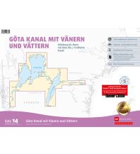 Seekarten Schweden Sportbootkarten Satz 14: Göta Kanal mit Vänern und Vättern (Ausgabe 2024/2025) Delius Klasing Verlag GmbH