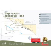 Seekarten Kroatien und Adria Sportbootkarten Satz 8: Adria 2 (Ausgabe 2025/2026) Delius Klasing Verlag GmbH