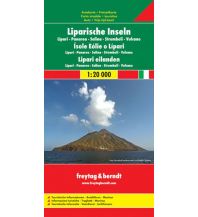 f&b Straßenkarten freytag & berndt Auto + Freizeitkarte Liparische Inseln - Lipari - Panarea - Salina - Stromboli - Vulcano 1:20.000 Freytag-Berndt und ARTARIA