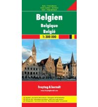 f&b Road Maps Belgien, Autokarte 1:300.000 Freytag-Berndt und ARTARIA