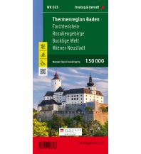 f&b Wanderkarten WK 023 Thermenregion Baden - Forchtenstein - Rosaliengebirge - Bucklige Welt - Wiener Neustadt, Wanderkarte 1:50.000 Freytag-Berndt und ARTARIA