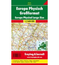 Europa Wandkarte: Europa physisch, Poster, 1:2,6 Mill, Großformat Freytag-Berndt und Artaria