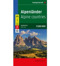 f&b Road Maps Alpenländer, Straßenkarte 1:500.000, freytag & berndt Freytag-Berndt und ARTARIA