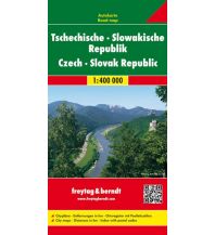 f&b Road Maps Tschechische - Slowakische Republik, Autokarte 1:400.000 Freytag-Berndt und ARTARIA