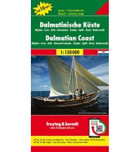 f&b Straßenkarten freytag & berndt Auto + Freizeitkarte Dalmatinische Küste 1:150.000 Top 10 Tips Freytag-Berndt und ARTARIA