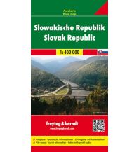 f&b Straßenkarten Slowakische Republik, Autokarte 1:400.000 Freytag-Berndt und ARTARIA