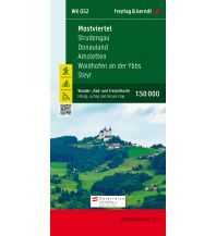 f&b Wanderkarten WK 052 Mostviertel - Strudengau - Donauland - Amstetten - Waidhofen a.d. Ybbs - Steyr, Wanderkarte 1:50.000 Freytag-Berndt und ARTARIA