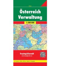 f&b Straßenkarten freytag & berndt Karte Österreich Verwaltung 1:500.000 Freytag-Berndt und ARTARIA