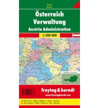 Österreich Wandkarte: Österreich Verwaltung politisch 1:500.000 Freytag-Berndt und Artaria