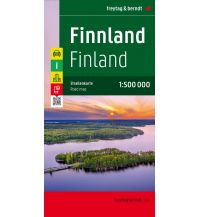 f&b Road Maps Finnland, Autokarte 1:500.000, freytag & berndt Freytag-Berndt und ARTARIA