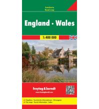 f&b Road Maps England - Wales, Autokarte 1:400.000, freytag & berndt Freytag-Berndt und ARTARIA