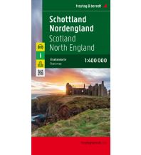 f&b Road Maps Schottland - Nordengland, Autokarte 1:400.000, freytag & berndt Freytag-Berndt und ARTARIA