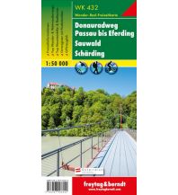 f&b Hiking Maps WK 432 Donauradweg Passau - Eferding - Sauwald - Schärding, Wanderkarte 1:50.000 Freytag-Berndt und ARTARIA