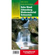 f&b Wanderkarten WK 5012 Hohe Wand - Schneeberg - Biedermeiertal - Gutenstein, Wanderkarte 1:35.000 Freytag-Berndt und ARTARIA
