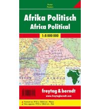 Afrika Wandkarte: Afrika politisch 1:8.000.000 Freytag-Berndt und Artaria