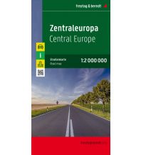 f&b Straßenkarten Zentraleuropa, Straßenkarte 1:2 Mio., freytag & berndt Freytag-Berndt und ARTARIA