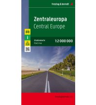 f&b Road Maps Zentraleuropa, Straßenkarte 1:2 Mio., freytag & berndt Freytag-Berndt und ARTARIA