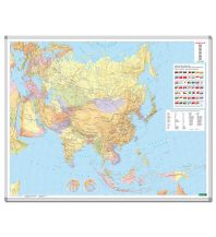 Asien Asien, Wandkarte 1:9 Mio., Magnetmarkiertafel, freytag & berndt Freytag-Berndt und Artaria
