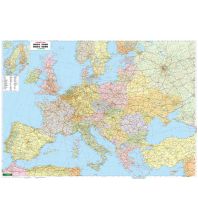 f&b Straßenkarten Wandkarte-Markiertafel: Europa politisch Großformat, 1:2,6 Mio. Freytag-Berndt und Artaria