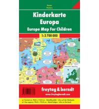 Europa Wandkarte-Magnetmarkiertafel: Kinderkarte Europa 1:3.700.000 Freytag-Berndt und Artaria