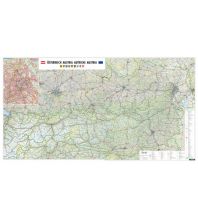 f&b Straßenkarten Wandkarte-Markiertafel: Österreich physisch Großformat 1:300.000 Freytag-Berndt und Artaria