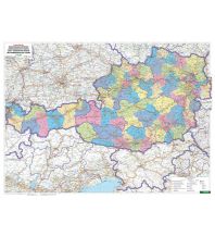 f&b Straßenkarten Wandkarte-Magnetmarkiertafel: Österreich Verwaltung politisch 1:500.000 Freytag-Berndt und Artaria