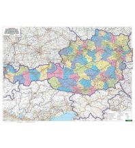 f&b Straßenkarten Wandkarte-Markiertafel: Österreich Verwaltung politisch 1:500.000 Freytag-Berndt und Artaria