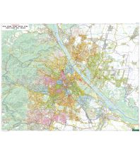 Vienna Wien, Wandplan 1:15.000, Magnetmarkiertafel, freytag & berndt Freytag-Berndt und Artaria
