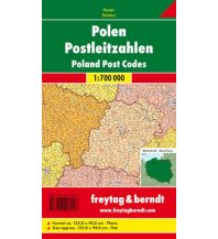 Europe Wandkarte: Polen Postleitzahlen Freytag-Berndt und Artaria