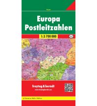 f&b Straßenkarten f&b Postleitzahlenkarte Europa Postleitzahlen 1:3.700.000 Freytag-Berndt und ARTARIA