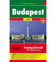 f&b Stadtpläne Budapest, City Pocket + The Big Five, Stadtplan 1:10.000 Freytag-Berndt und ARTARIA