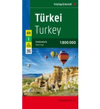 f&b Road Maps Türkei, Straßenkarte 1:800.000, freytag & berndt Freytag-Berndt und ARTARIA