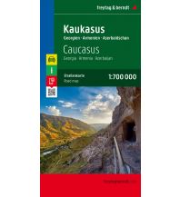 f&b Road Maps Kaukasus, Straßenkarte 1:700.000, freytag & berndt Freytag-Berndt und ARTARIA