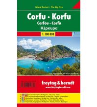 f&b Road Maps freytag & berndt Island Pocket + The Big Five Griechenland, Korfu 1:100.000 Freytag-Berndt und ARTARIA