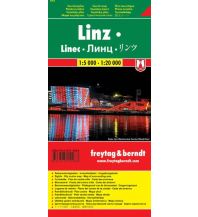 f&b City Maps Linz, Stadtplan 1:5.000 - 1:20.000 Freytag-Berndt und ARTARIA