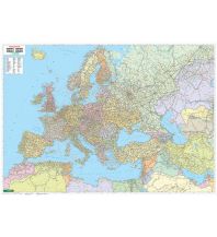 f&b Straßenkarten Wandkarte-Magnetmarkiertafel: Europa - Naher Osten - Zentralasien politisch Großformat, 1:4.200.000 Freytag-Berndt und Artaria