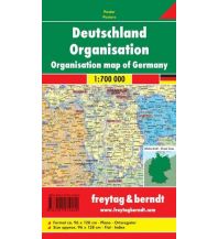f&b Straßenkarten Wandkarte-Magnetmarkiertafel: Deutschland Organisation 1:700.000 Freytag-Berndt und Artaria