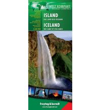 f&b Straßenkarten Island - Das Land der Vulkane, Welt Kompakt Serie Freytag-Berndt und ARTARIA