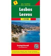 f&b Road Maps freytag & berndt Auto + Freizeitkarte Griechenland, Lesbos 1:50.000 Freytag-Berndt und ARTARIA
