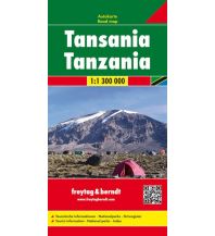 f&b Road Maps f&b Autokarte Tansania 1:1,3 Mio. Freytag-Berndt und ARTARIA