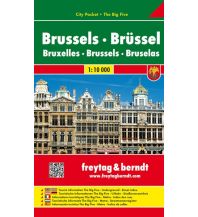 f&b City Maps Brüssel, Stadtplan 1:10.000 Freytag-Berndt und ARTARIA