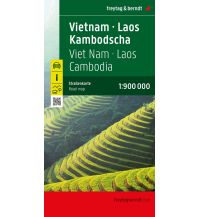 f&b Road Maps Vietnam - Laos - Kambodscha, Straßenkarte 1:900.000, freytag & berndt Freytag-Berndt und ARTARIA