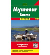 f&b Road Maps f&b Autokarte Myanmar - Burma 1:1 Mio. Freytag-Berndt und ARTARIA