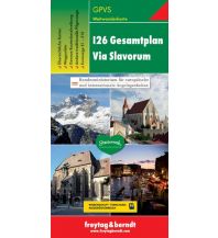 f&b Hiking Maps I26 Gesamtplan Via Slavorum, Weitwanderkarte 1.500.000 Freytag-Berndt und ARTARIA