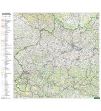 f&b Straßenkarten Wandkarte: Oberösterreich - Salzkammergut 1:200.000 Freytag-Berndt und Artaria