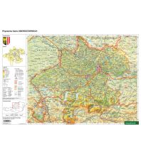 Hiking Maps f&b Schulhandkarte gefalzt - Oberösterreich 1:400.000 Freytag-Berndt und ARTARIA