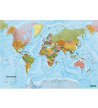 World Maps Wandkarte: The World, international 1:40.000.000 Freytag-Berndt und Artaria