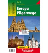 f&b Wanderkarten Europa Pilgerwege, Weitwanderkarte 1:2 Mio. - 1:3,5 Mio. Freytag-Berndt und ARTARIA