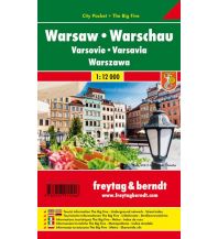 f&b Stadtpläne Warschau, Stadtplan 1:12.000, City Pocket + The Big Five Freytag-Berndt und ARTARIA